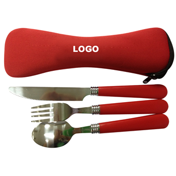Portable Cutlery Travel Set with Carry Case
