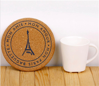 Natural Round Cork Coaster