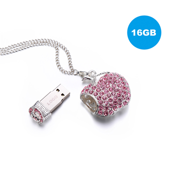 Apple Jewelry Necklace USB Flash Drive - 16GB