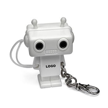 Robot-Shaped Earbud Splitter Adapter