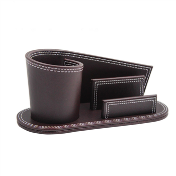 PU Leather Multifunctional Pen Holder