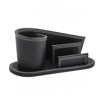 PU Leather Multifunctional Pen Holder