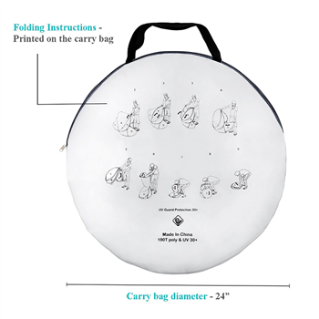 Foldable Polyester Sun Shelter Tent