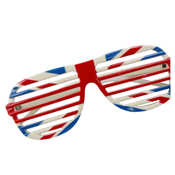 Shutter Shape Flag Glasses