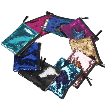 Sequin Reversible Cosmetic Bag