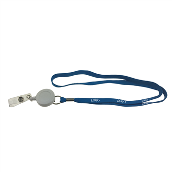 Polyester Lanyard with Retractable Badge Reel