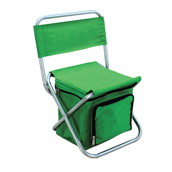 Folding Chair with Built-In Cooler Bag