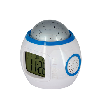 LED Starry Sky Projection Alarm Clock with Music