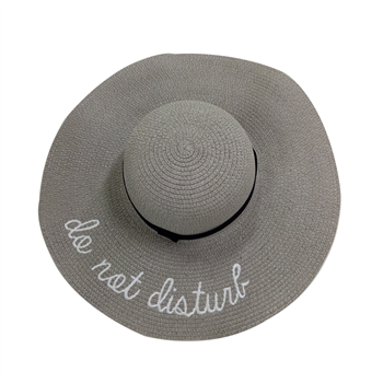 Wide Brim Straw Sun Hat