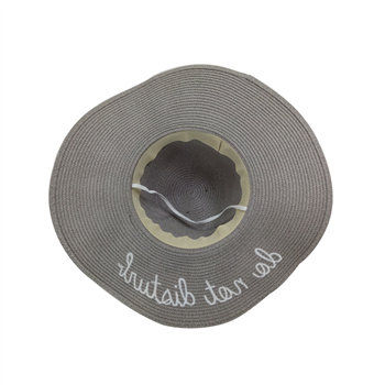 Wide Brim Straw Sun Hat