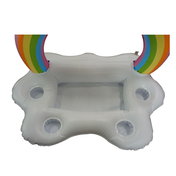 Inflatable Rainbow Beverage Float Tray