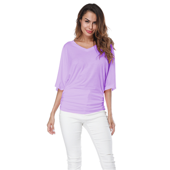 Women's V-Neck Loose Fit T-Shirt