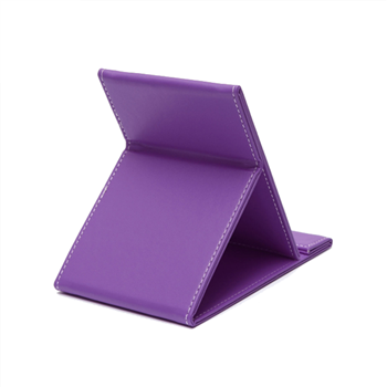 Foldable Leather Makeup Mirror