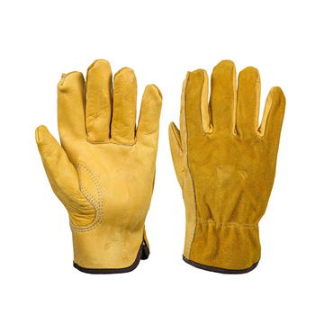 Cowhide Leather Safety Gloves