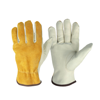 Cowhide Leather Safety Gloves