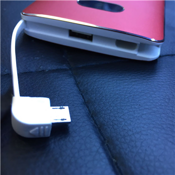 Aluminum Power Bank with Power Check (6000mAh)