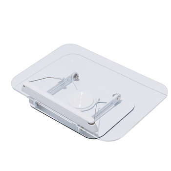 Clear 360° Rotating Desktop Book & Device Stand