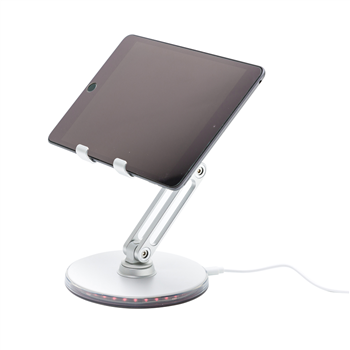 RGB LED Light-Up Adjustable Desktop Stand for Phone & Tablet