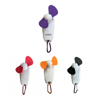  Mini Flashlight & Fan Keychain