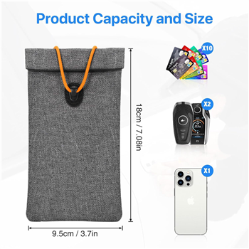 RFID Blocking Canvas Signal Shield Pouch