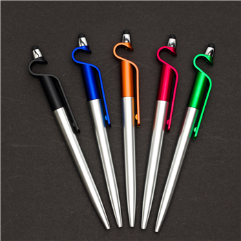 ABS Twist-Action Stylus Ballpoint Pen with Clip