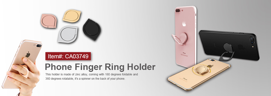 Cell Phone Finger Ring Holder